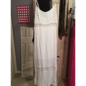 white maxi dress