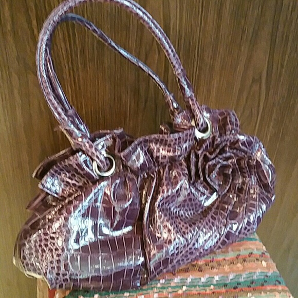 Women's purple handbag