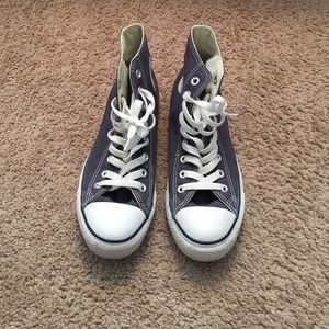NAVY BLUE HIGH TOP CONVERSE