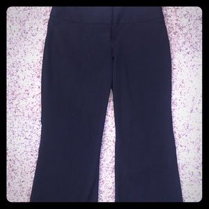 Express black editor dress pants with flare legs