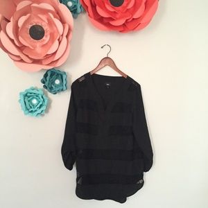Target Black Top with Lace.
