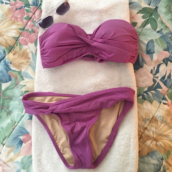 J crew strapless bikini