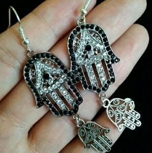 Beautiful Hamsa Earrings