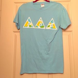 Brand new Tri Delta delta delta delta letter shirt