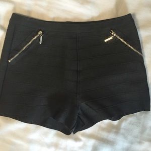 High-waisted tight dress shorts!