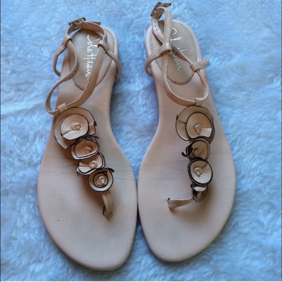 Cole Haan  blush floral leather sandal w/Nike Air