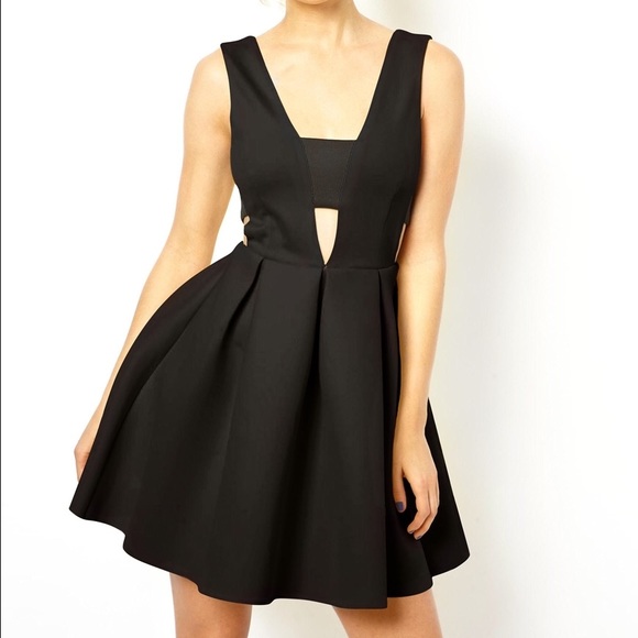 Asos cut out skater dress