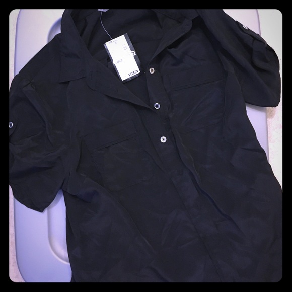 NWT black bottom down