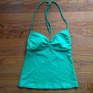 Victoria's Secret XS tankini swim top Green solid