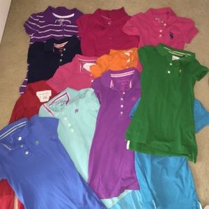 14 uniform collared shirts