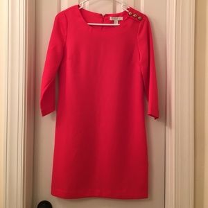 Forever 21 Essentials Red Shift Dress XS