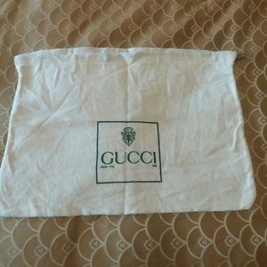 Gucci dust bag 15.5" across, 11" down