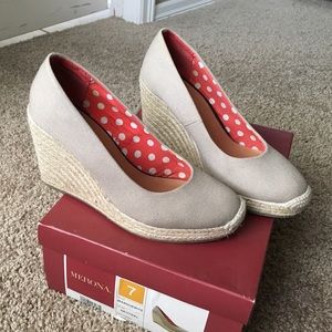Merona canvas wedge