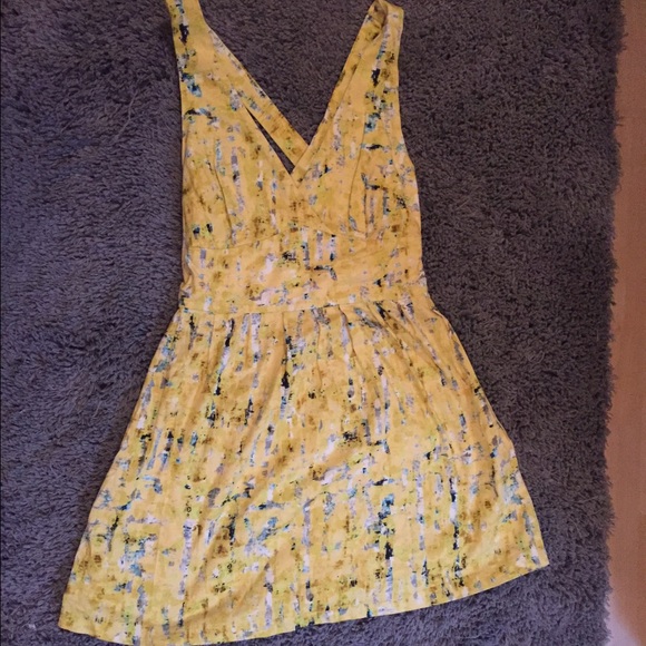 Yellow sun dress