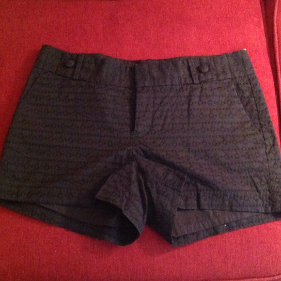 Black Banana Republic Eyelet Shorts, size 6