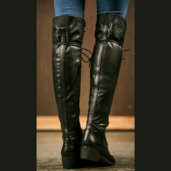 ⚫BLACK LACE UP BOOTS⚫ -📦NIB📦 - Picture 3 of 3