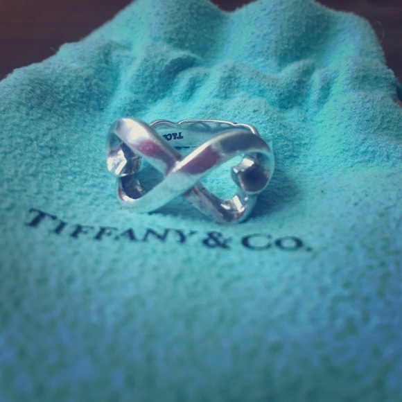 Tiffany & Co Paloma Picasso Double Heart Ring SZ 5