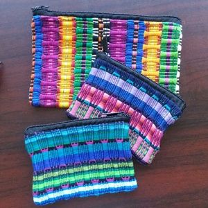 Bundle of 2 coin &1 makeup bag