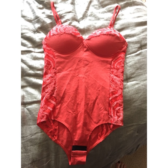 Motel rocks coral bodysuit