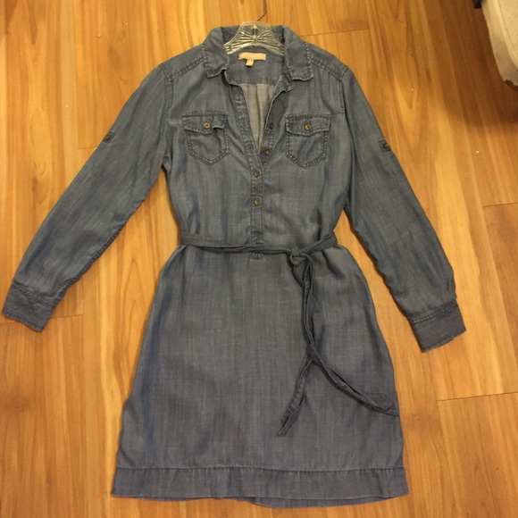 Banana republic chambray shirt dress