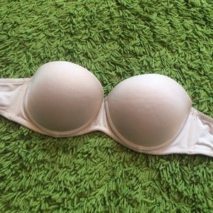 Calvin Klein Strapless Beige Push Up Bra