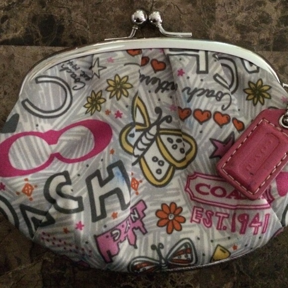 Coach Poppy coin purse