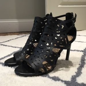 Jessica Simpson Black Gladiator Sandals