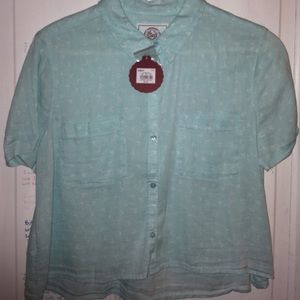 Kohls "SO TRANS CAMP SHIRT" large, 72% cotton