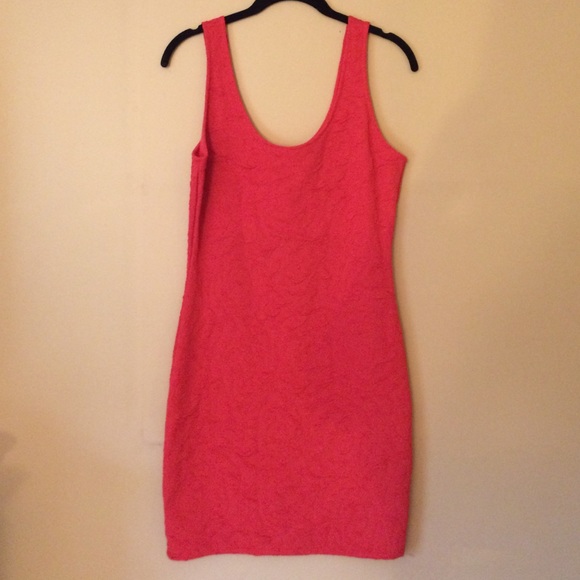 Red mini dress