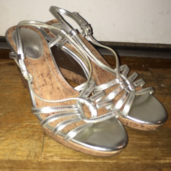 Tommy Hilfiger Silver Wedges