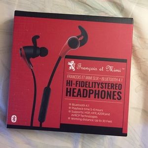 Francois Et Mimi slix + Bluetooth 4.1 headphones
