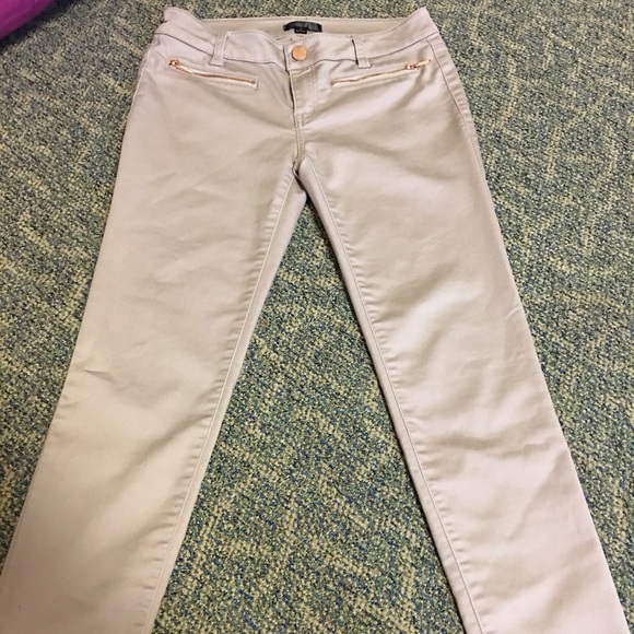 Blush pink, skinny jeggings, size 5