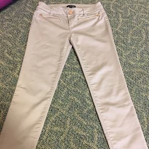 Blush pink, skinny jeggings, size 5