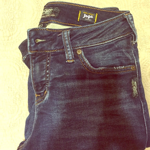 Silver Joga Jeans