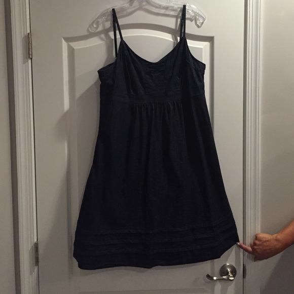Sleeveless jean dress