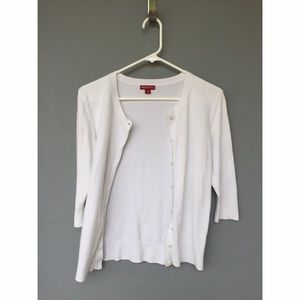 White Cardigan