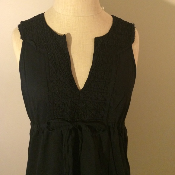 BCBG black sleeveless top