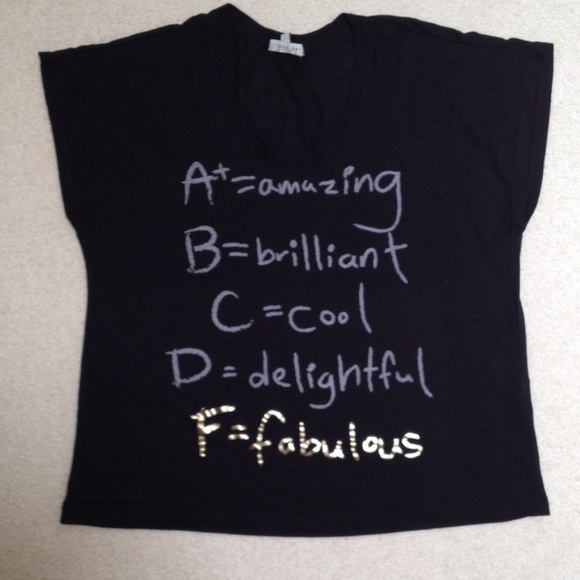 Forever 21 black loose fitting top sz Medium