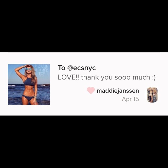 New High Neck Denim Bikini - Picture 4 of 4