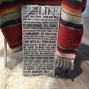 Creative life wall print