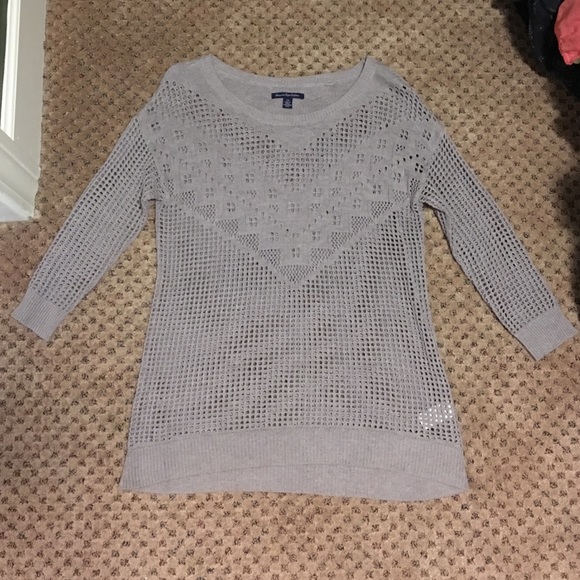 American Eagle gray sweater