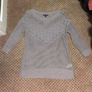 American Eagle gray sweater