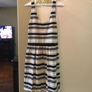 J crew stripped tank dress