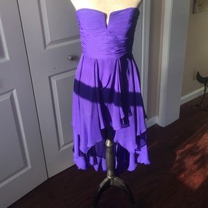 ⚡️Gorgeous Purple High/Low Prom Dress