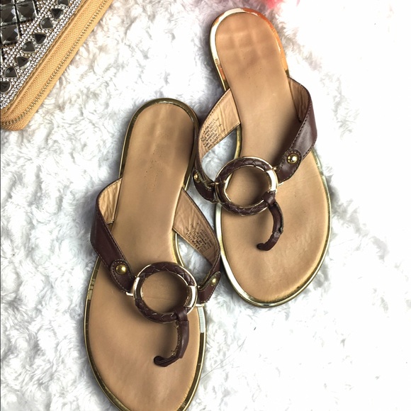 Brown Flip Flops