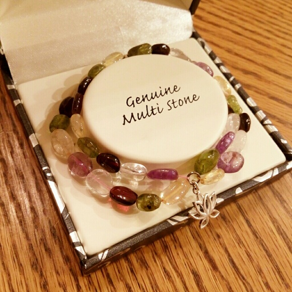 Multicolored Stones Bracelet - Picture 1 of 2