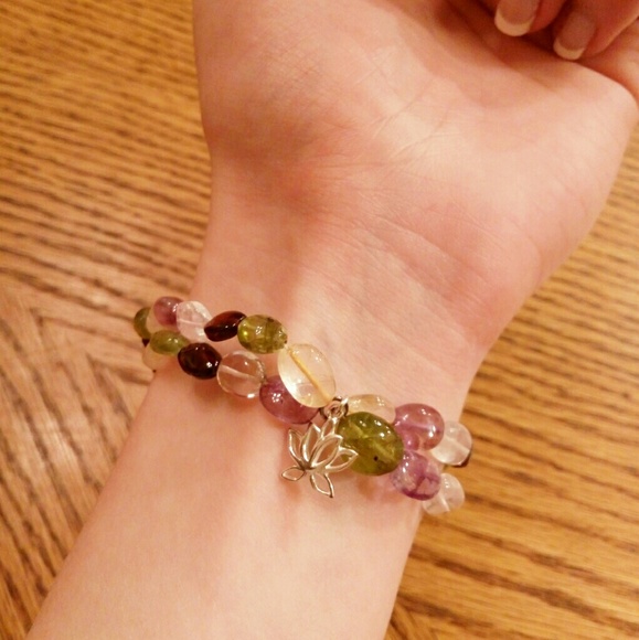 Multicolored Stones Bracelet - Picture 2 of 2