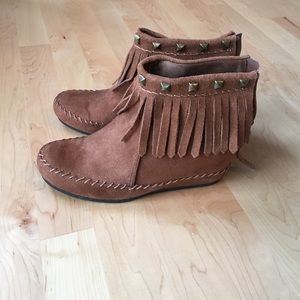Mossimo Fringe Booties
