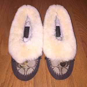 Coach slippers