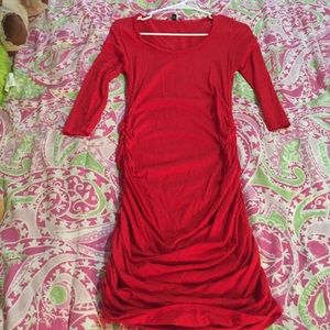 Express red dress